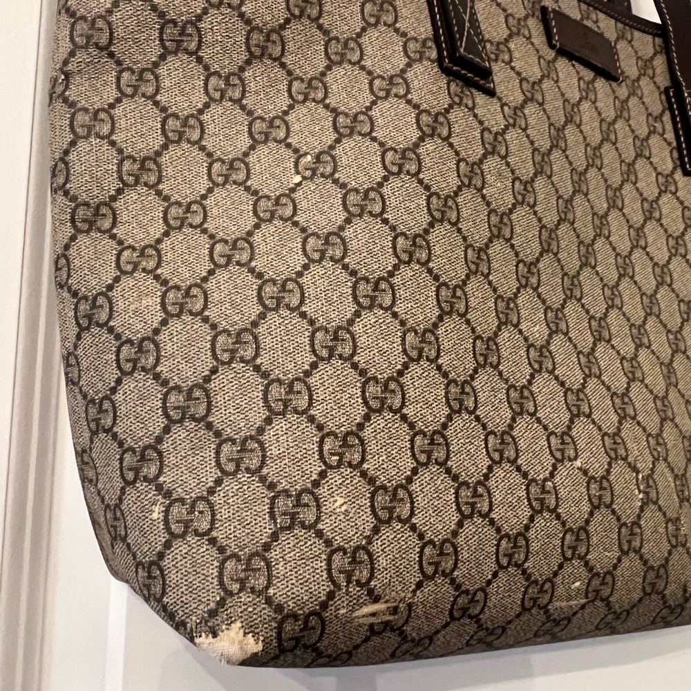 Authentic Gucci Brown Tote Bag - Picture 2 of 9